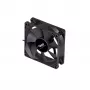 Akyga AW-8A-BK Ventoinha para caixa de 80 mm, 2000 rpm, 37 m³/h, 25 dB, 3 pinos com adaptador Molex, preto