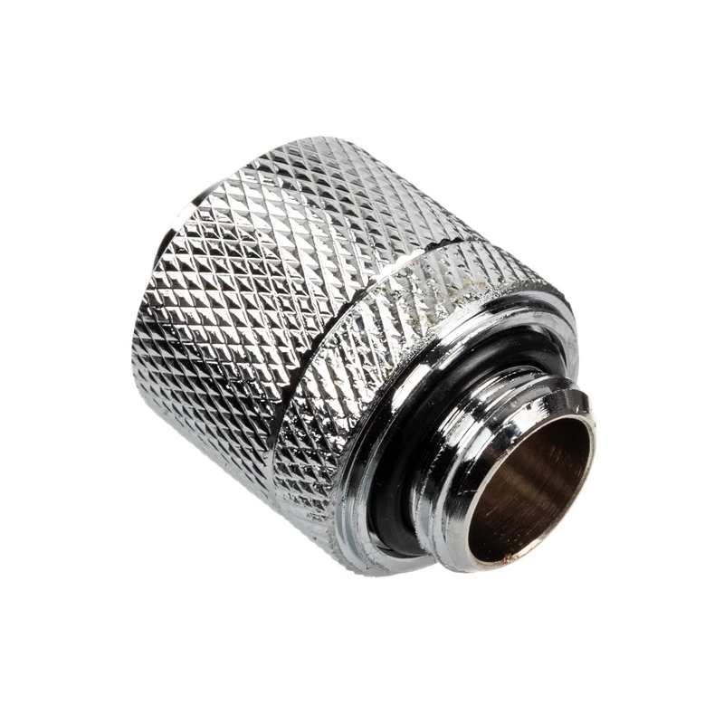 Conector Alphacool HF reto G1/4 polegadas macho para 13/10 mm - cromado prateado