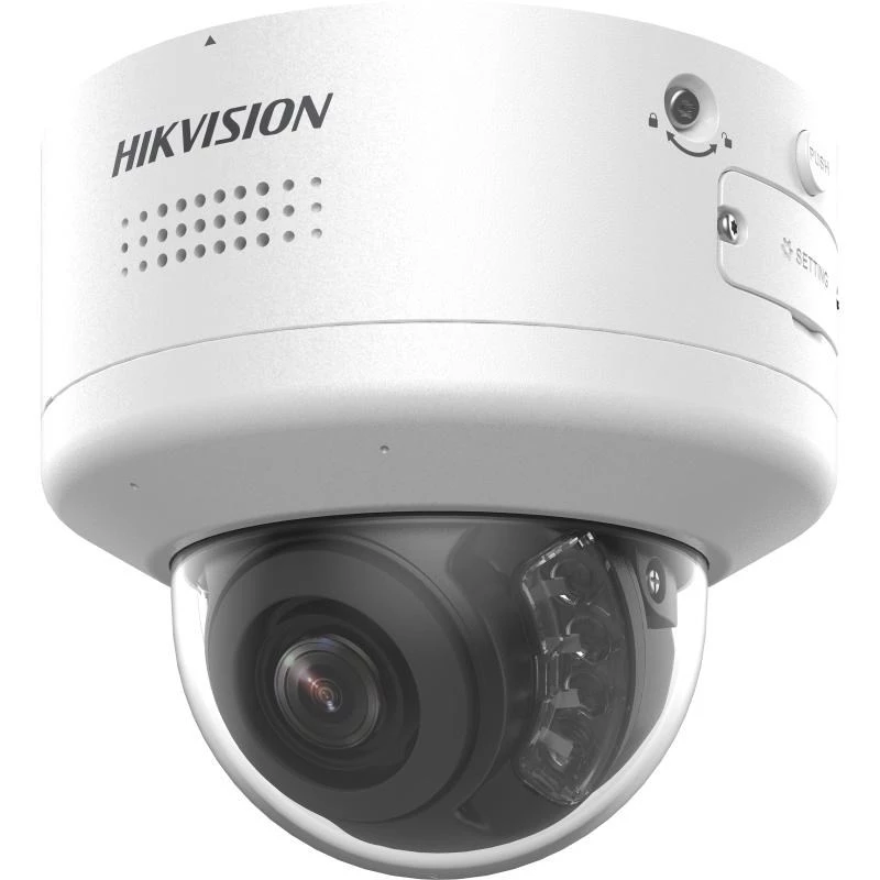 Hikvision DS-2CD2787G2H-LIPTRZS2U/SL câmara IP dome, 8 MP, 2,8–12 mm varifocal PTRZ, ColorVu, Smart Hybrid Light