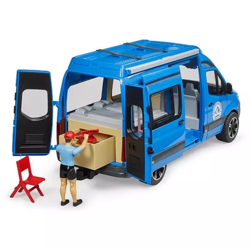 BRUDER Autocaravana MB Sprinter 02684 com condutor – veículo em miniatura à escala