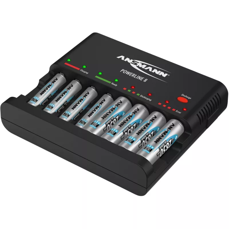 Carregador de bateria Ansmann Powerline 8