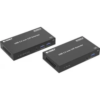 SpeaKa Professional SP-USBE-830 Extensor KVM 7+2 portas controlável por PC preto (SP-13472960)