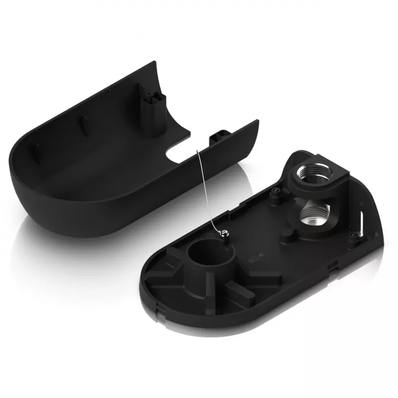 Acessório de montagem em braço Ubiquiti preto que fixa a G5 Turret Ultra a uma parede, canto OU mastro