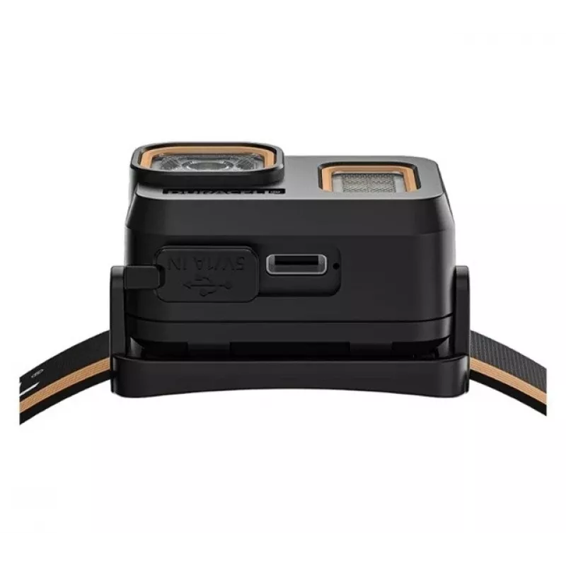 Lanterna de cabeça Duracell DH500R preta, laranja