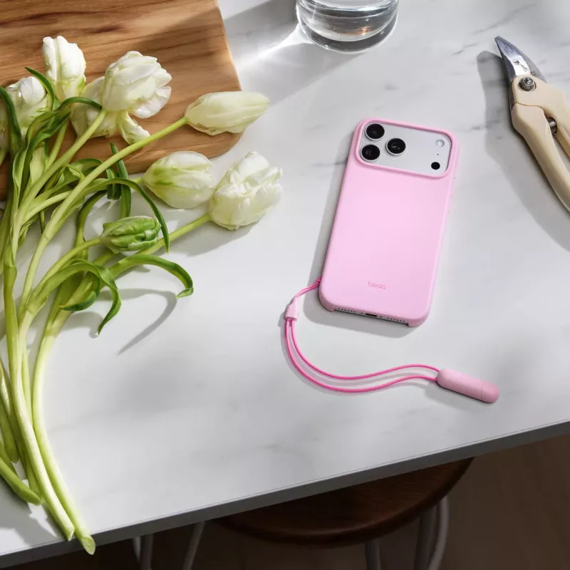 Capa com suporte Beats para iPhone 17 Pro Max com MagSafe e controlo de câmara - Pebble Pink