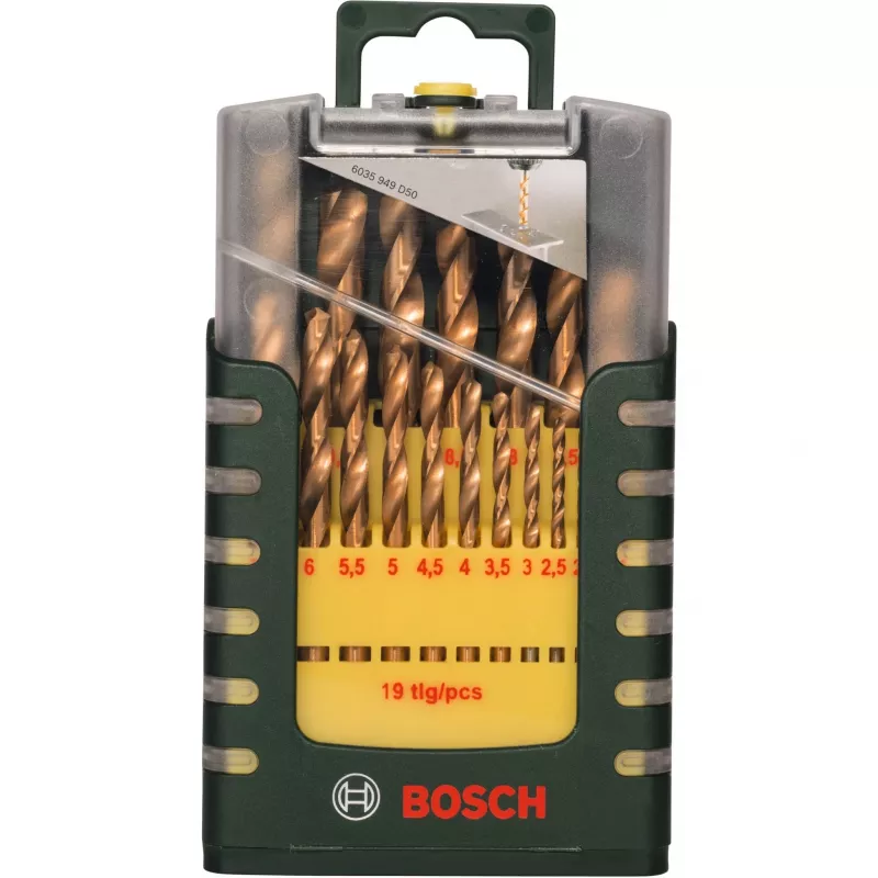 Bosch Prom 19 peças brocas para metal HSS-TiN | 2607017152 conjunto de brocas 19 unidades
