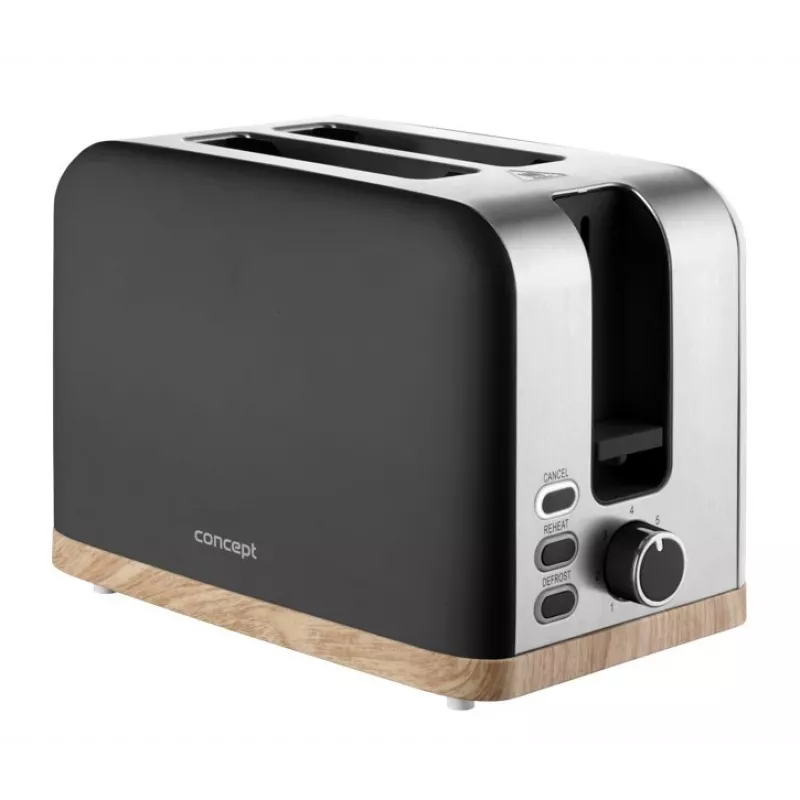 Torradeira Concept Elwood TE2016, 2 fatias, preto