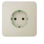 Tampa para tomada inteligente tipo F marfim – Ajax 60027