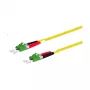 METZ CONNECT OpDAT Pk OS2 LC-DAPC/LC-DAPC 2m 151P1JAJA20E - Cabo - Fibra monomodo