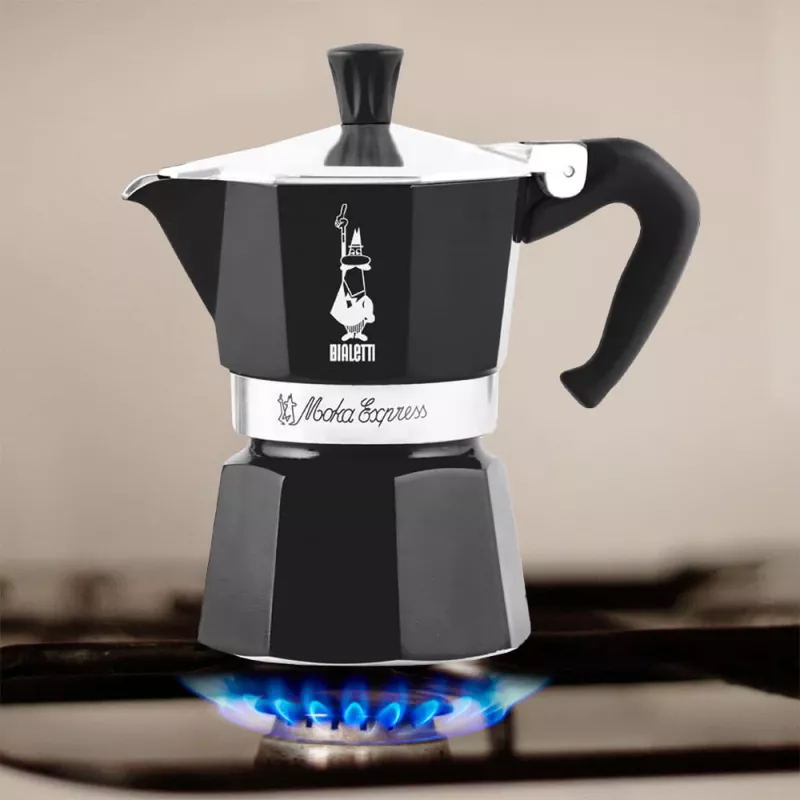 Cafeteira Moka Bialetti Moka Express preto
