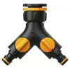 Fiskars 1027061 conector de mangueira de água ligação à torneira preto, laranja 1 unid.