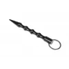 Caneta tática GUARD YC-008-BL — caneta compacta em duralumínio com quebra-vidros, 150 mm, 50 g, preta