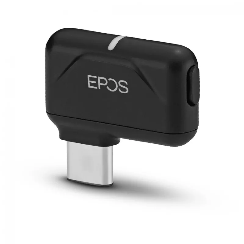 Auscultadores EPOS ADAPT 660 USB-C — supra-aurais, com fio e sem fio (Bluetooth), alcance de 25 m, 231 g, preto