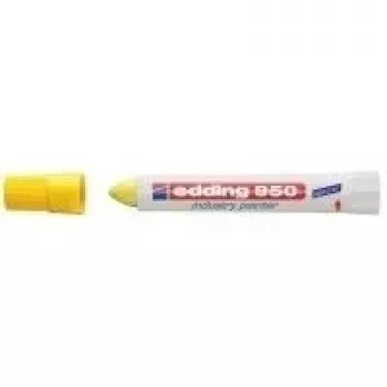Marcador permanente Edding 950 ponta bala amarelo 1 unid.