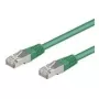 Cabo patch Wentronic Goobay CAT 5e, F/UTP, verde, 10 m - mistura de cobre CCA (50185)