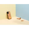Capa para telemóvel Man and Wood para iPhone 12 mini, espinha de peixe arancia preto