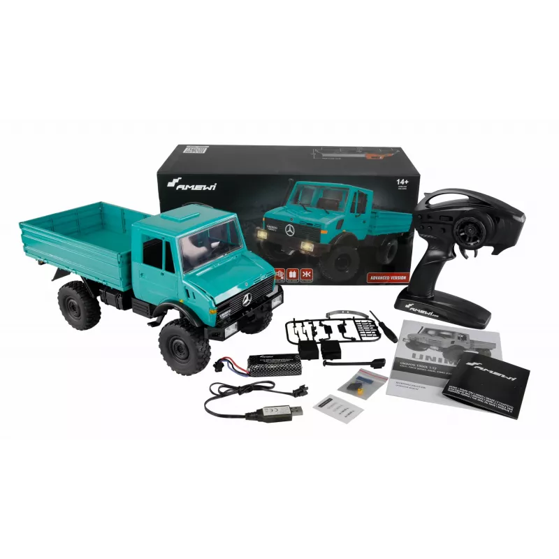 Amewi Unimog modelo telecomandado (RC) todo-o-terreno motor elétrico 1:12