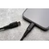 Cabo de silicone líquido FIXED USB-C/USB-C, 0,5m, 60W, preto | Fixed