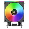 Arrefecedor de ar TACENS Mars Gaming MCPU-LCD, ventoinha de 120 mm, TDP 300 W, compatível com LGA1700/1200/115x/1366 e AM4/AM5, preto