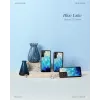 Capa de proteção iKins para Samsung Galaxy S21 em Blue Lake preto