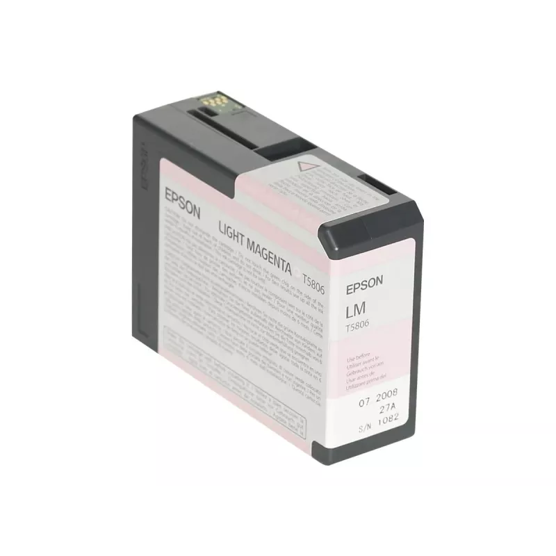Epson Pacote Individual Magenta Claro T580600, Magenta Claro, Tinta Pigmentada, 80 ml, 1 unid.