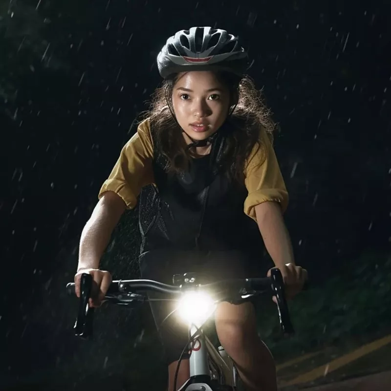 Rockbros RHL1500 luz dianteira para bicicleta, 1500 lm, 5000 mAh, IPX6, preto
