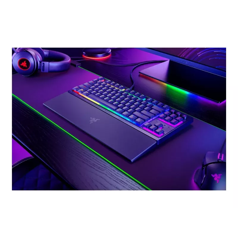 Teclado gaming Razer Ornata V3 Tenkeyless USB QWERTZ preto
