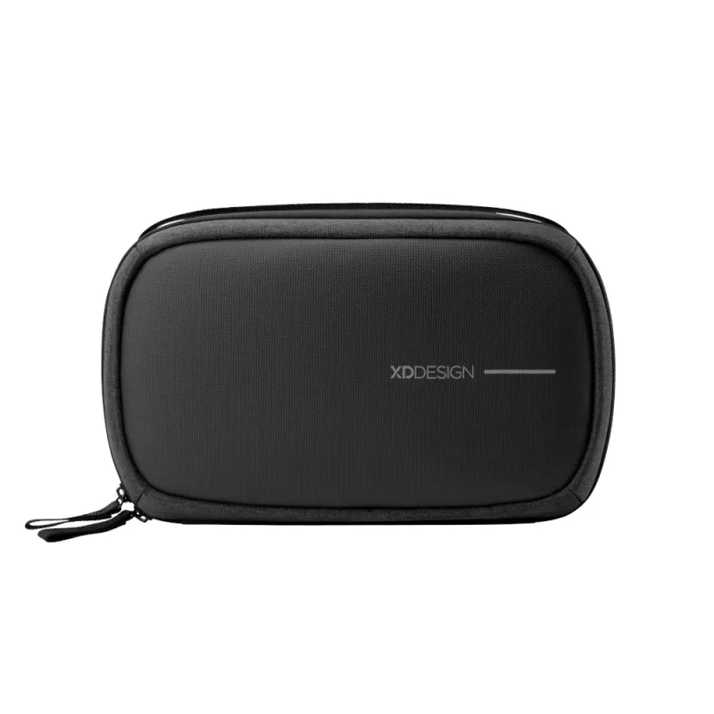 Necessaire XDDESIGN First-Class All-in-One Travel Organiser P706.3401, preto, fecho de correr, bolsa deluxe