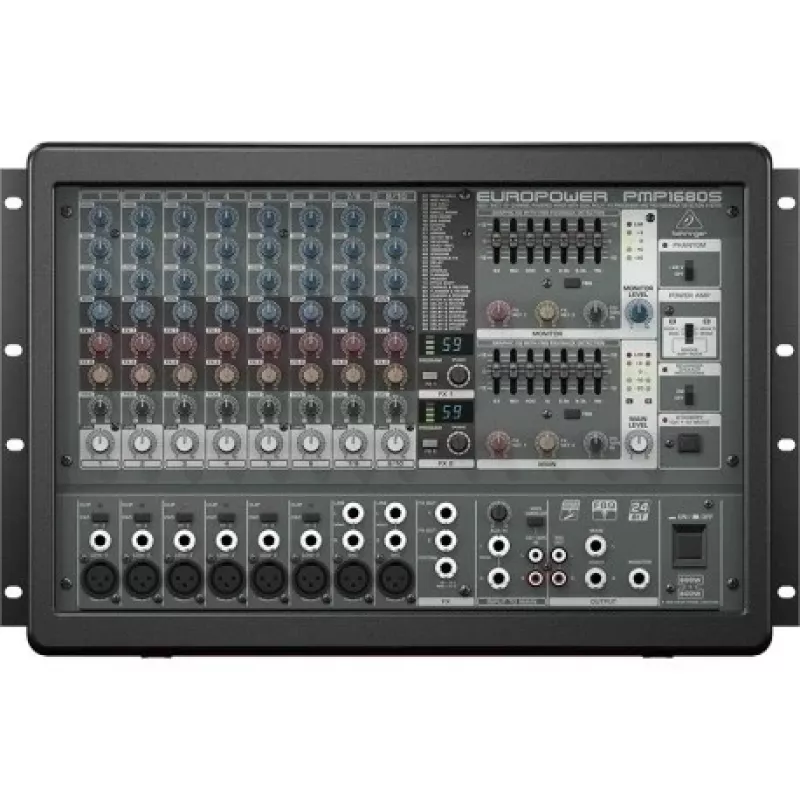 Behringer PMP1680S misturador de áudio 10 canais 10 - 200000 Hz preto