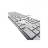 Teclado CHERRY KC 6000 fino universal USB QWERTZ alemão prateado