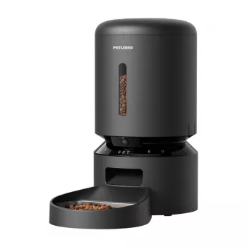 Comedouro automático para animais Petlibro Granary com câmara, 5 L, preto