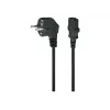 Cabo de alimentação Gembird PC-186 preto 1,8 m CEE7/4 conector fêmea C14