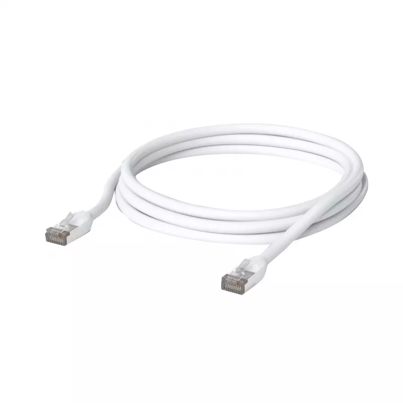 Cabo de rede Ubiquiti UACC-CABLE-PATCH-OUTDOOR-3M-W RJ-45 Cat5e 3 m branco S/UTP TPE