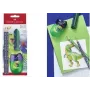 Conjunto de escrita Faber-Castell Dino verde 111519 — Conjunto de escrita Faber-Castell Dino verde