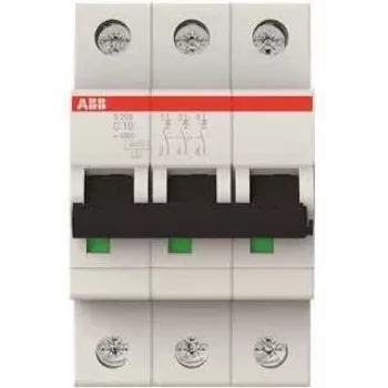 Disjuntor ABB 10A S203-C10 pro M comp. 3pol.6kA para disjuntor S203-C10 (2CDS253001R0104)