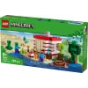 LEGO Minecraft conjunto 21275 casa na selva TNT brinquedo de construção, 287 peças, 2 minifiguras, a partir de 8 anos