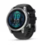 Garmin Fenix E 3,3 cm (1,3 polegadas) AMOLED 47 mm Digital 416 × 416 píxeis Ecrã tátil Aço inoxidável Wi-Fi GPS (Satélite)