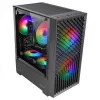 Tacens Mars MC-VORTEX caixa mATX, preta, 3 ventoinhas FRGB de 120 mm