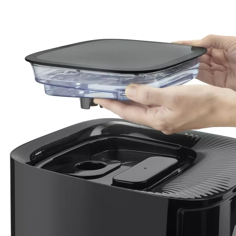 Fritadeira de ar quente Caso Steam and AirFry 700, 1700 W, 7 L, preto