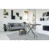 Leifheit Classic M Black 72486 tábua de engomar de tamanho normal, 120 x 38 cm, altura 69–88 cm, preta