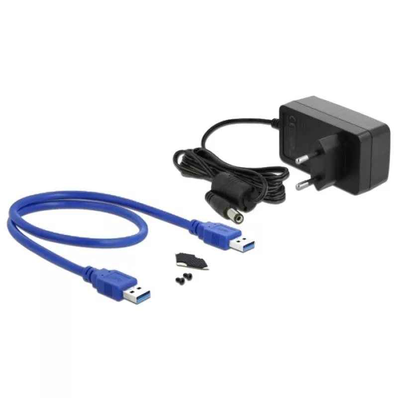 Caixa para HDD DeLOCK 42612 preto 3,5 polegadas