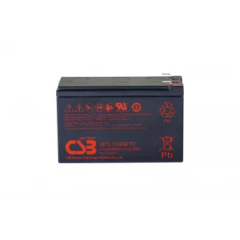 Bateria CSB Battery 12V, 9Ah, AGM | UPS12460F2 | 460 W