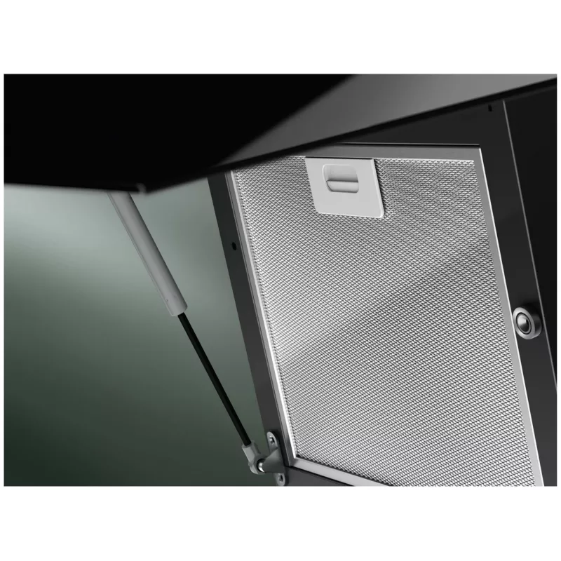 Electrolux LFV626K exaustor de chaminé, 60 cm (598 mm), máx. 575 m³/h (710 m³/h intensivo), 66 dB, LED, comando tátil, 3 velocidades, ligação sem fios à placa, preto