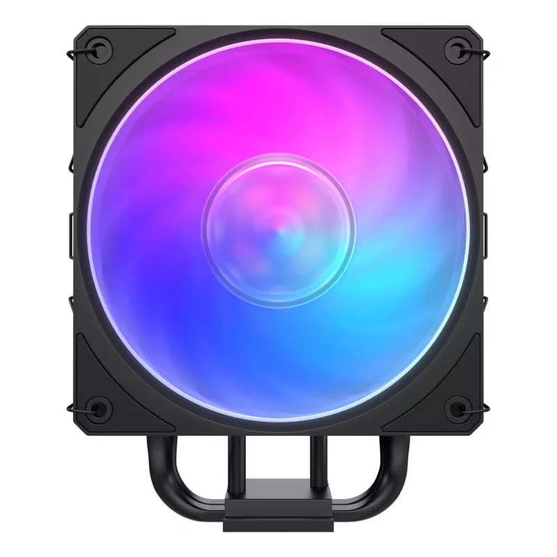 Arrefecedor de ar Cooler Master Hyper 212 3DHP preto ARGB — ventoinha de 120 mm, compatível com LGA1700/AM5/AM4