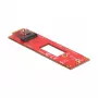 Conversor EDSFF E1.S para slot M.2 Key M NVMe DeLOCK 63797