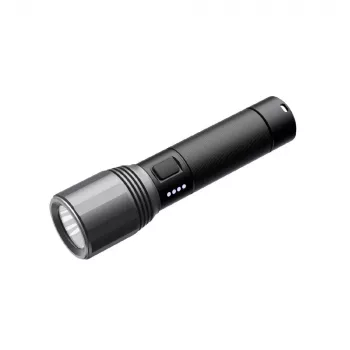 Lanterna de mão Nextool T10 — 2000 lm, alcance 220 m, USB‑C, IPX7, caixa de alumínio, 152 mm