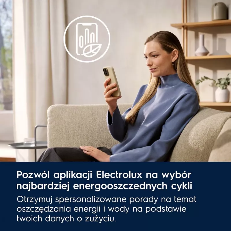 Máquina de secar roupa Electrolux EW7D585UCP 8 kg bomba de calor, secagem por condensação
