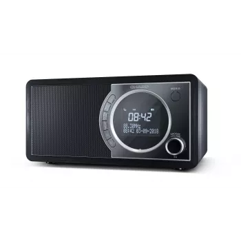 Rádio digital Sharp DR-450 – preto, pessoal, digital, DAB, DAB+, FM, 87,5 – 108 MHz, 174,928 – 239,2 MHz, 3 W