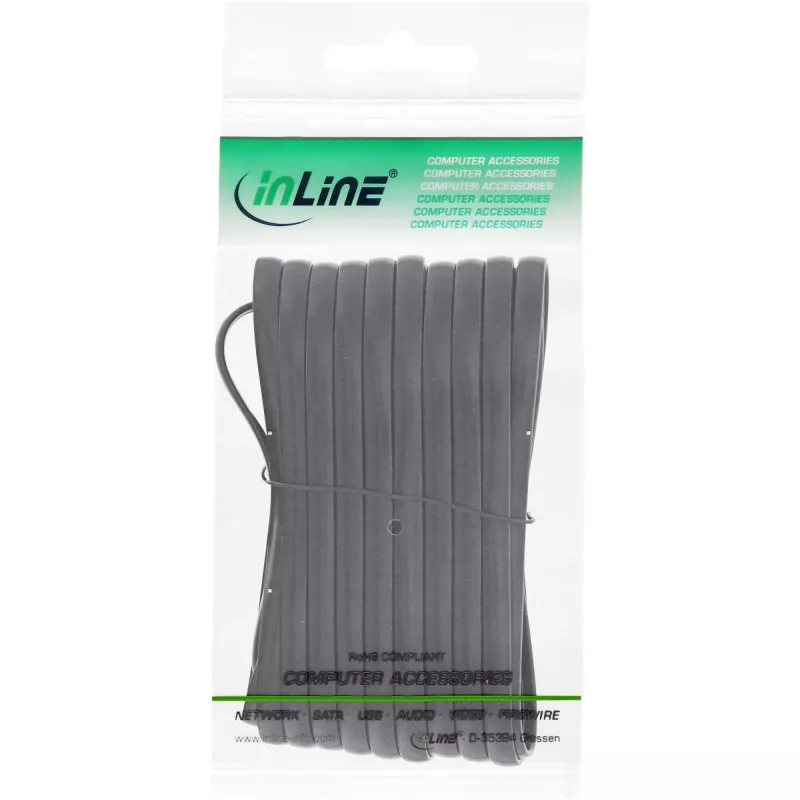 Cabo modular InLine RJ12 macho / macho 6P6C 20m