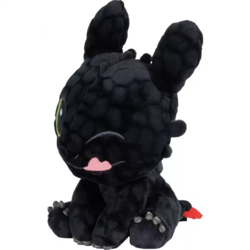 Dragons: Toothless, feliz, peluche 18 cm